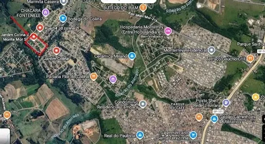 Lote/Terreno à venda, 250m² no Jardim Colina II, Monte Mor
