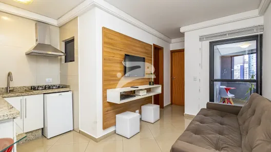 Apartamento com 1 Quarto para alugar, 38m² no Centro, Curitiba