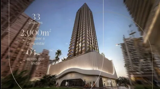 Apartamento com 2 Quartos à venda, 83m² no Praia Brava de Itajaí, Itajaí