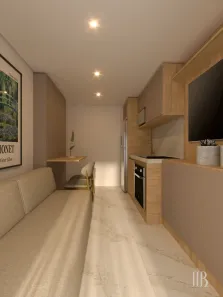 Apartamento com 1 Quarto à venda, 20m² no Bangú, Santo André