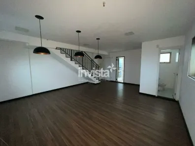 Sala Comercial para alugar, 95m² no Valongo, Santos