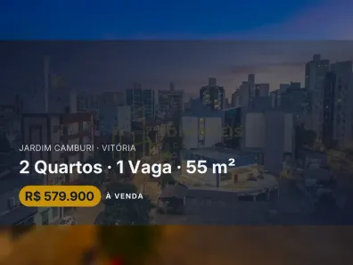 Apartamento com 2 Quartos à venda, 55m² no Jardim Camburi, Vitória