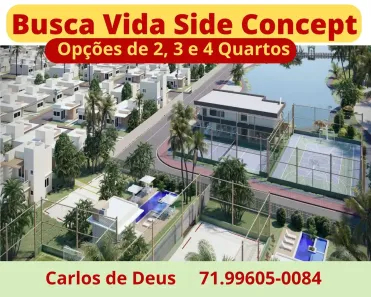 Casa de Condomínio com 2 Quartos à venda, 70m² no Nova Abrantes (Abrantes), Camaçari