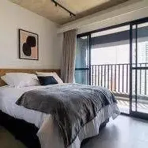 Apartamento com 1 Quarto para alugar, 25m² no Brooklin Paulista, São Paulo
