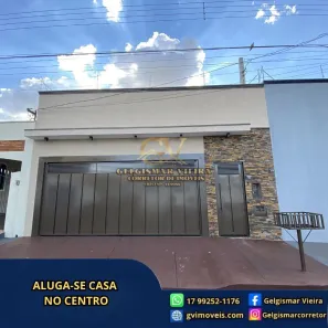 Casa com 3 Quartos para alugar, 200m² no Centro, Bebedouro