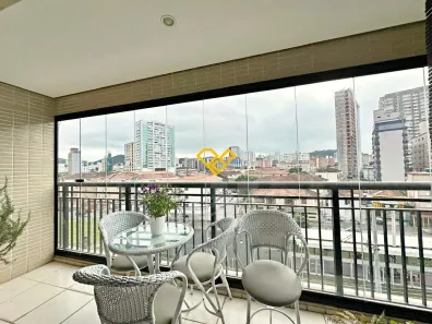 Apartamento com 3 Quartos à venda, 80m² no Gonzaga, Santos
