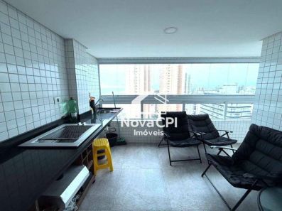Apartamento com 3 Quartos à venda, 141m² no Guilhermina, Praia Grande