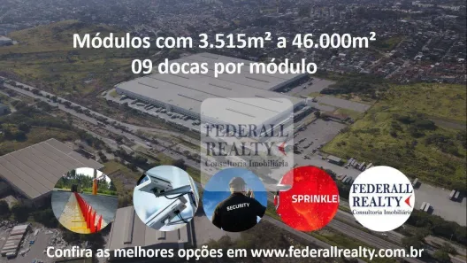 Galpão/Depósito/Armazém para alugar, 46722m² no Vila Paris, Contagem