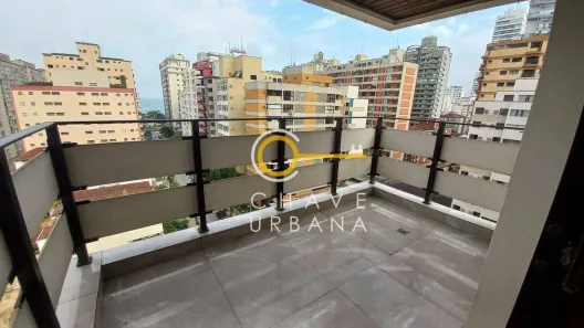 Apartamento com 3 Quartos para alugar, 168m² no Aparecida, Santos