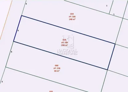 Lote/Terreno à venda, 240m² no Vila Metalúrgica, Santo André