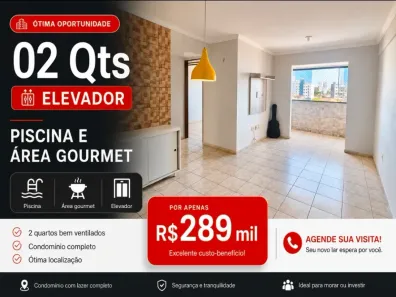 Apartamento com 2 Quartos à venda, 58m² no Bancários, João Pessoa