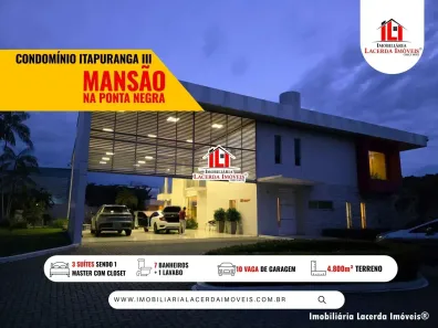 Casa de Condomínio com 3 Quartos à venda, 796m² no Ponta Negra, Manaus