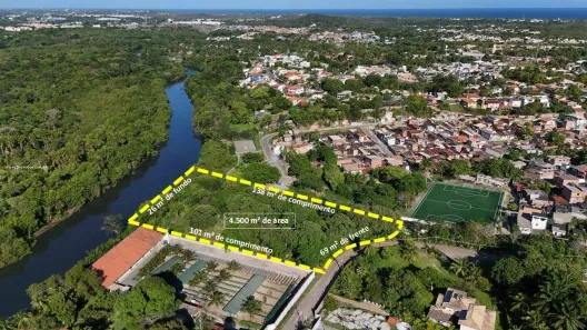 Lote/Terreno à venda, 4500m² no Recreio Ipitanga, Lauro de Freitas