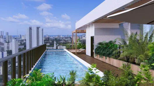 Apartamento com 1 Quarto à venda, 41m² no Soledade, Recife