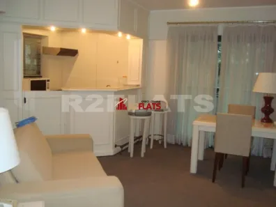 Flat com 1 Quarto para alugar, 40m² no Itaim Bibi, São Paulo