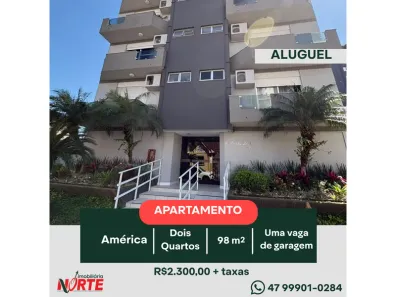 Apartamento com 2 Quartos para alugar, 98m² no América, Joinville