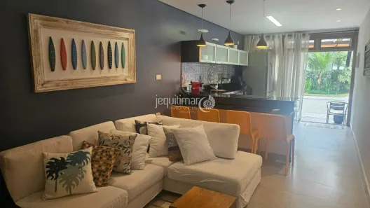 Casa de Condomínio com 2 Quartos para venda ou aluguel, 60m² no Balneario Praia do Perequê, Guarujá