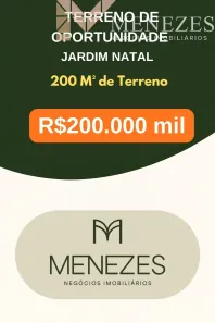 Lote/Terreno à venda, 200m² no Jardim Natal I, Franca