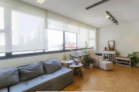 Apartamento com 3 Quartos para venda ou aluguel, 102m² no Indianópolis, São Paulo