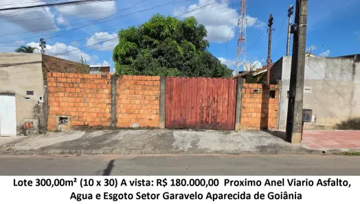 Lote/Terreno à venda, 300m² no Setor Garavelo, Aparecida de Goiânia