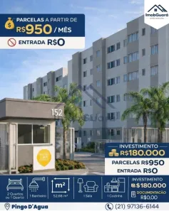 Apartamento com 2 Quartos à venda, 52m² no Guaratiba, Rio de Janeiro