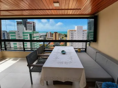 Apartamento com 3 Quartos para alugar, 125m² no Manaíra, João Pessoa
