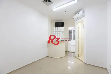 Sala Comercial à venda, 39m² no Embaré, Santos