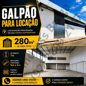 Galpão/Depósito/Armazém para alugar, 300m² no Coroado, Manaus