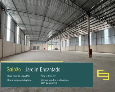 Galpão/Depósito/Armazém para alugar, 1500m² no Bonsucesso, Vespasiano