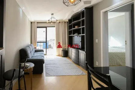 Flat com 1 Quarto para alugar, 34m² no Indianópolis, São Paulo