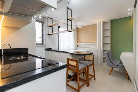 Apartamento com 1 Quarto para alugar, 21m² no Prado Velho, Curitiba