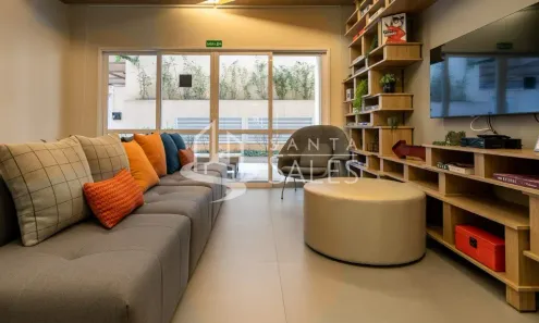 Apartamento com 1 Quarto para alugar, 48m² no Campo Belo, São Paulo