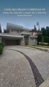 Casa de Condomínio com 3 Quartos à venda, 290m² no Loteamento Chácara Prado, Campinas
