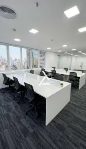 Sala Comercial para alugar, 172m² no Cidade Monções, São Paulo