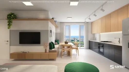 Apartamento com 2 Quartos à venda, 60m² no Armação, Penha