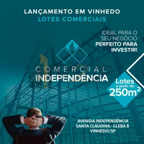 Lote/Terreno à venda, 250m² no Santa Claudina, Vinhedo