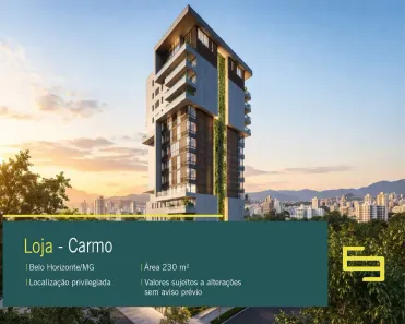 Ponto Comercial à venda, 230m² no Carmo, Belo Horizonte