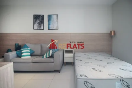 Flat com 1 Quarto para alugar, 37m² no Itaim Bibi, São Paulo