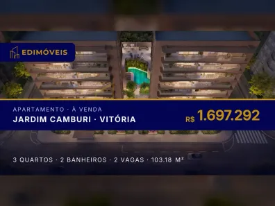 Apartamento com 3 Quartos à venda, 103m² no Jardim Camburi, Vitória