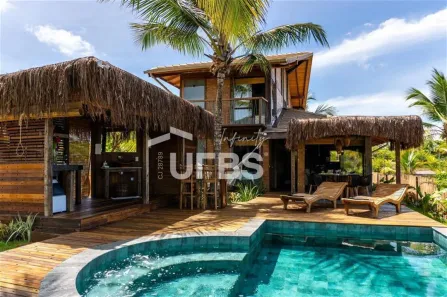 Casa de Condomínio com 4 Quartos à venda, 387m² no Praia Três Coqueiros, Maraú