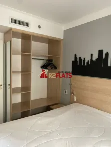 Flat com 1 Quarto para alugar, 28m² no Pinheiros, São Paulo