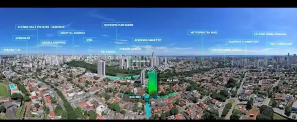 Apartamento com 1 Quarto à venda, 40m² no Setor Pedro Ludovico, Goiânia
