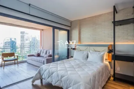 Apartamento com 1 Quarto para alugar, 45m² no Vila Nova Conceição, São Paulo
