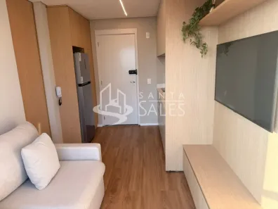 Apartamento com 1 Quarto para alugar, 29m² no Campo Belo, São Paulo