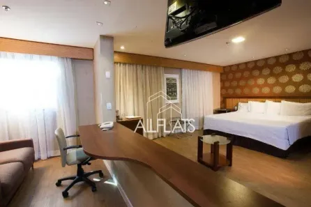 Flat com 1 Quarto à venda, 27m² no Indianópolis, São Paulo