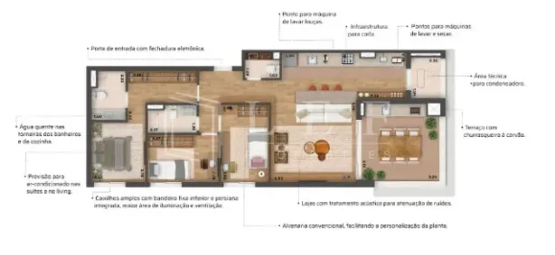 Apartamento com 3 Quartos à venda, 98m² no Vila Mariana, São Paulo