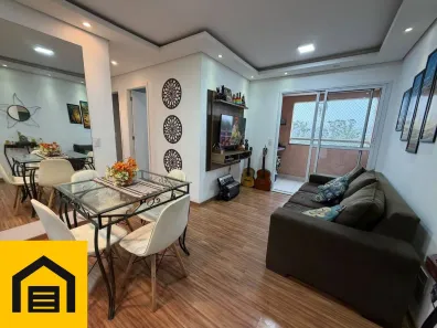Apartamento com 3 Quartos à venda, 60m² no Vila Noêmia, Mauá