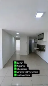 Apartamento com 3 Quartos à venda, 83m² no Fátima, Fortaleza