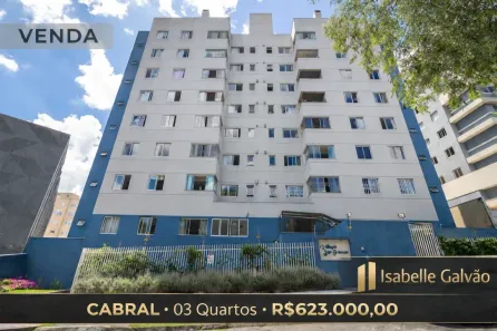 Apartamento com 3 Quartos à venda, 72m² no Cabral, Curitiba