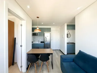 Apartamento com 2 Quartos para alugar, 37m² no Várzea da Barra Funda, São Paulo